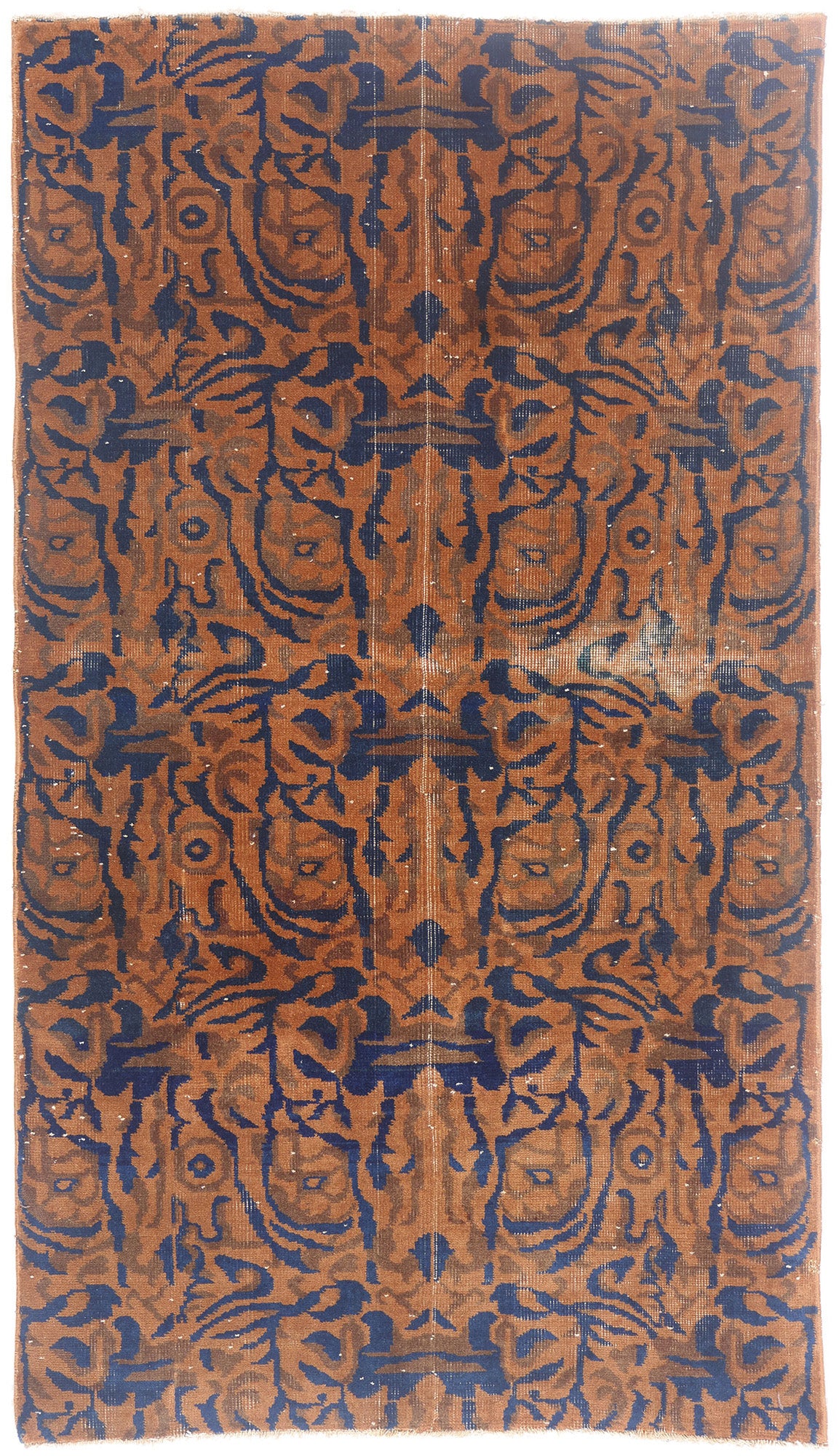 4 x 7 - Rust Vintage Turkish Sivas Rug - 54076