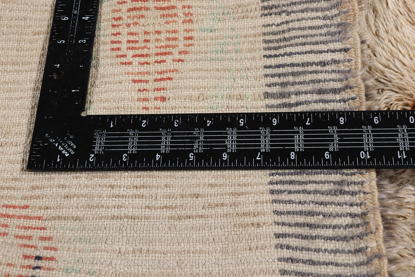 2 x 5 - Beige Vintage Turkish Tulu Rug - 54077