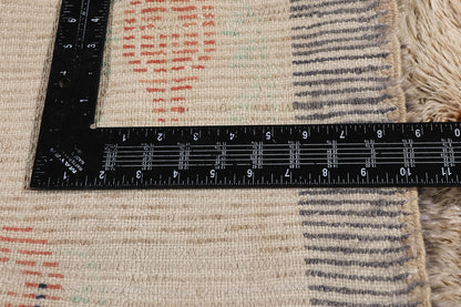 2 x 5 - Beige Vintage Turkish Tulu Rug - 54077