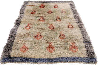 2 x 5 - Beige Vintage Turkish Tulu Rug - 54077