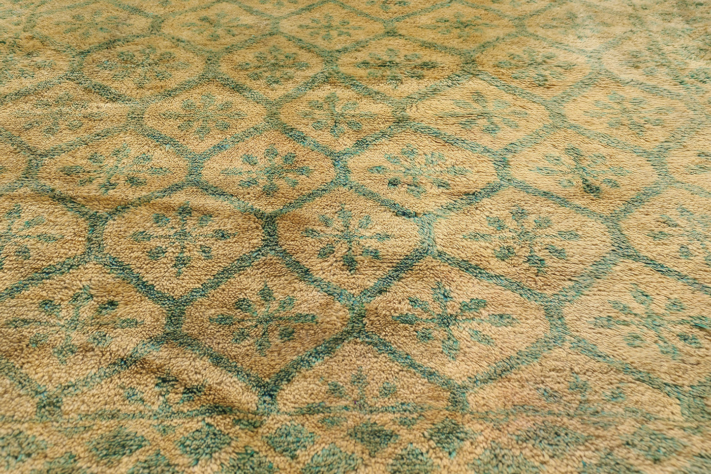 4 x 6 - Beige Vintage Turkish Tulu Rug - 54081