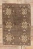 3 x 4 - Brown Vintage Turkish Tulu Rug - 54083