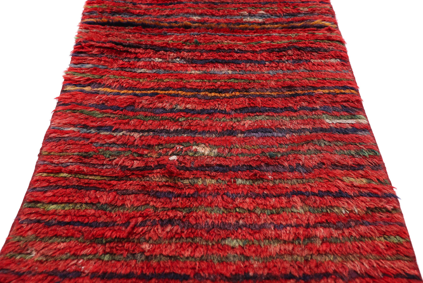 2 x 5 - Red Vintage Turkish Tulu Rug - 54086