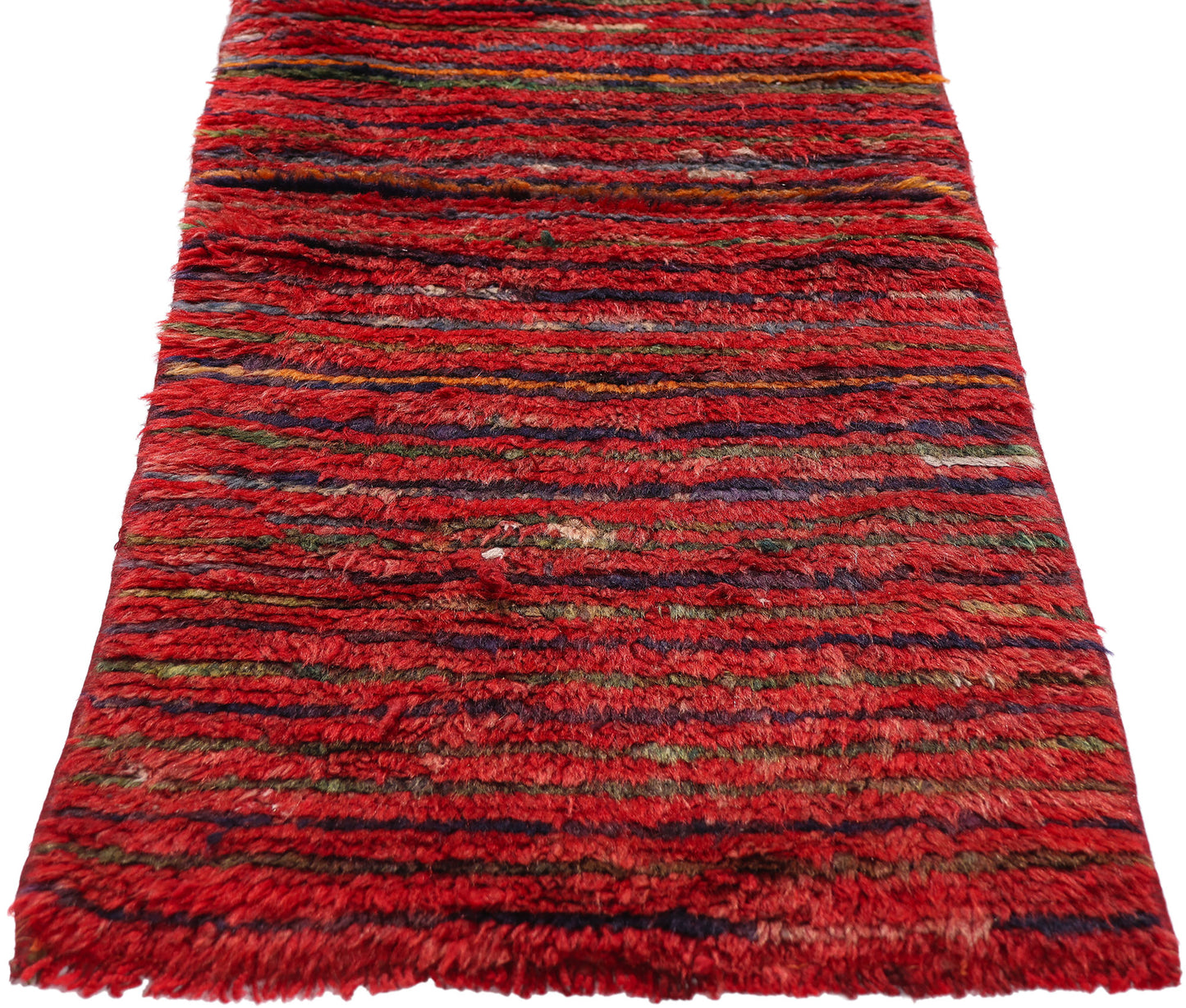 2 x 5 - Red Vintage Turkish Tulu Rug - 54086