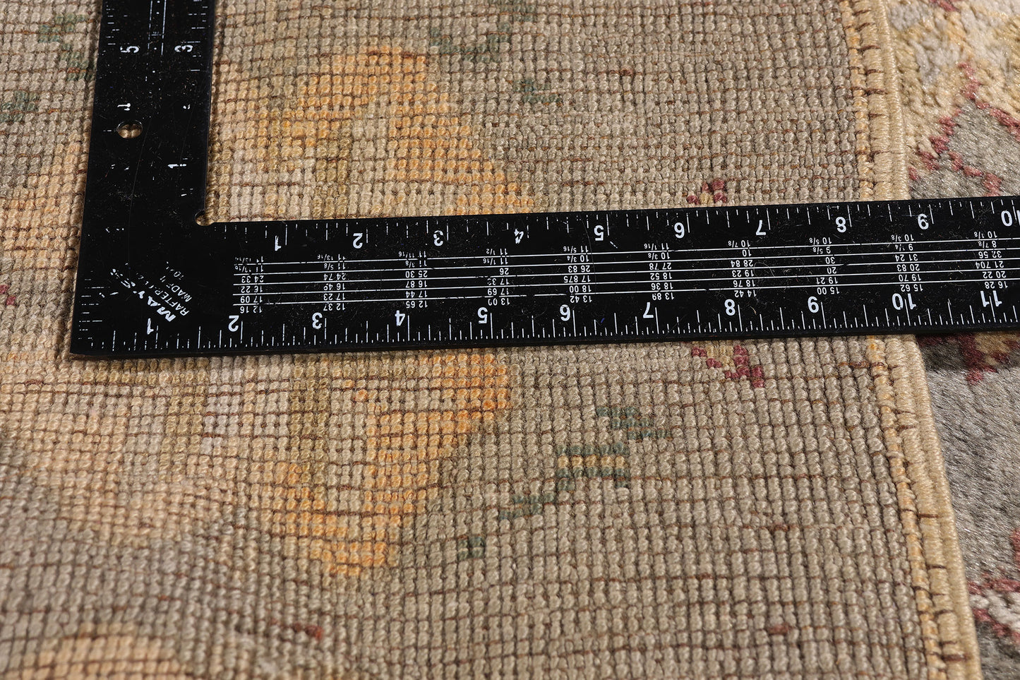 3 x 3 - Gray Vintage Turkish Tulu Rug - 54087