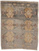 3 x 3 - Gray Vintage Turkish Tulu Rug - 54087