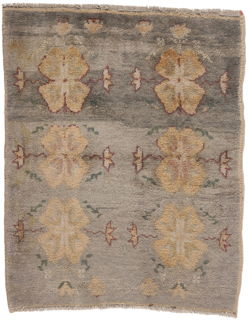 3 x 3 - Gray Vintage Turkish Tulu Rug - 54087