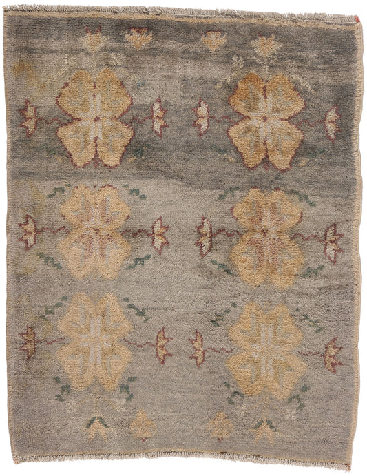 3 x 3 - Gray Vintage Turkish Tulu Rug - 54087