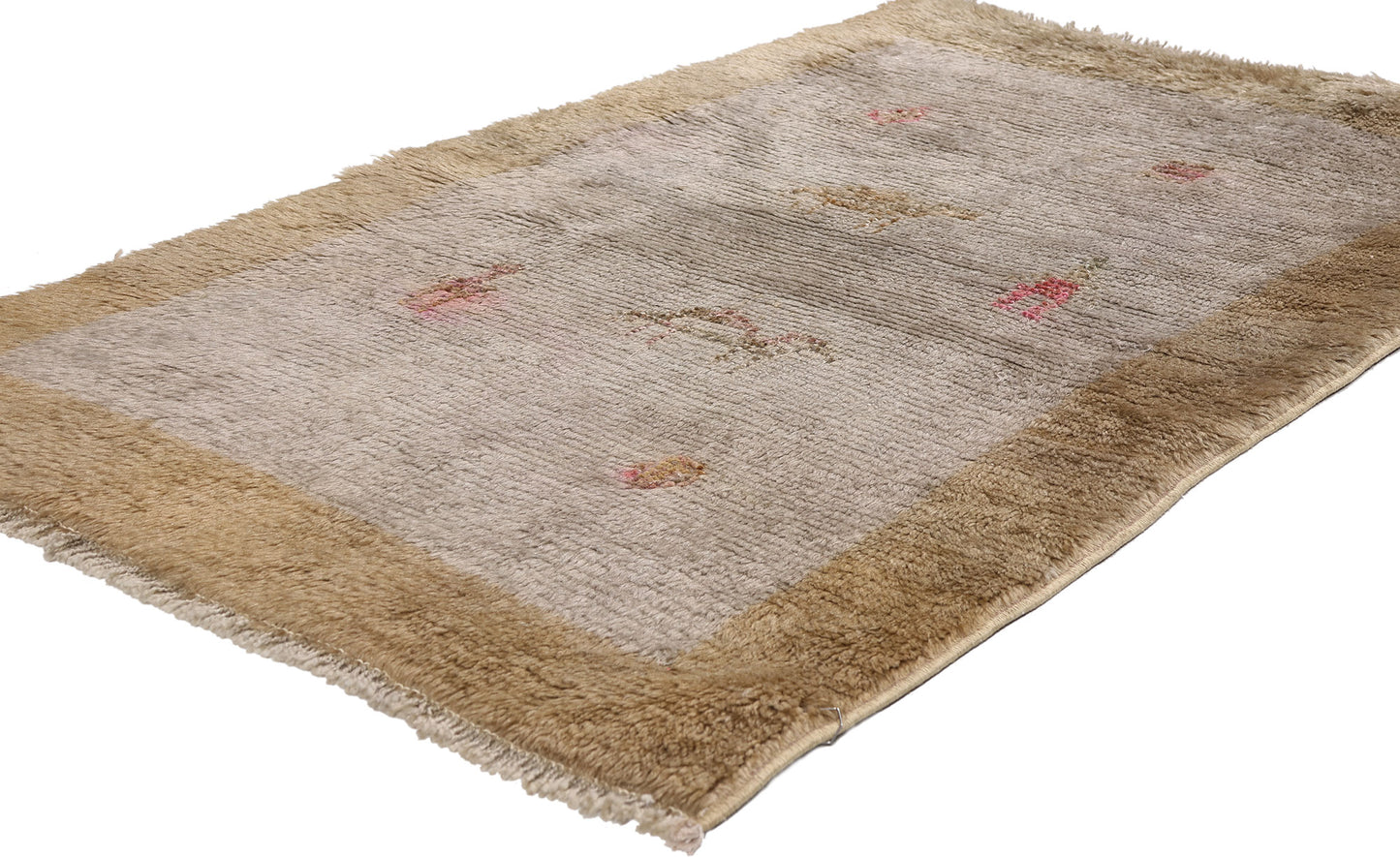3 x 4 - Gray Vintage Turkish Tulu Rug - 54089
