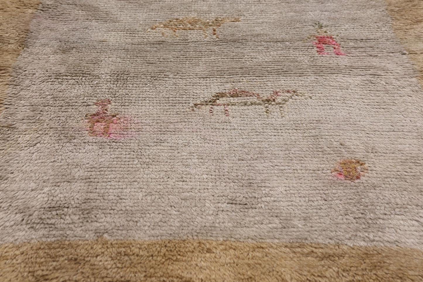 3 x 4 - Gray Vintage Turkish Tulu Rug - 54089