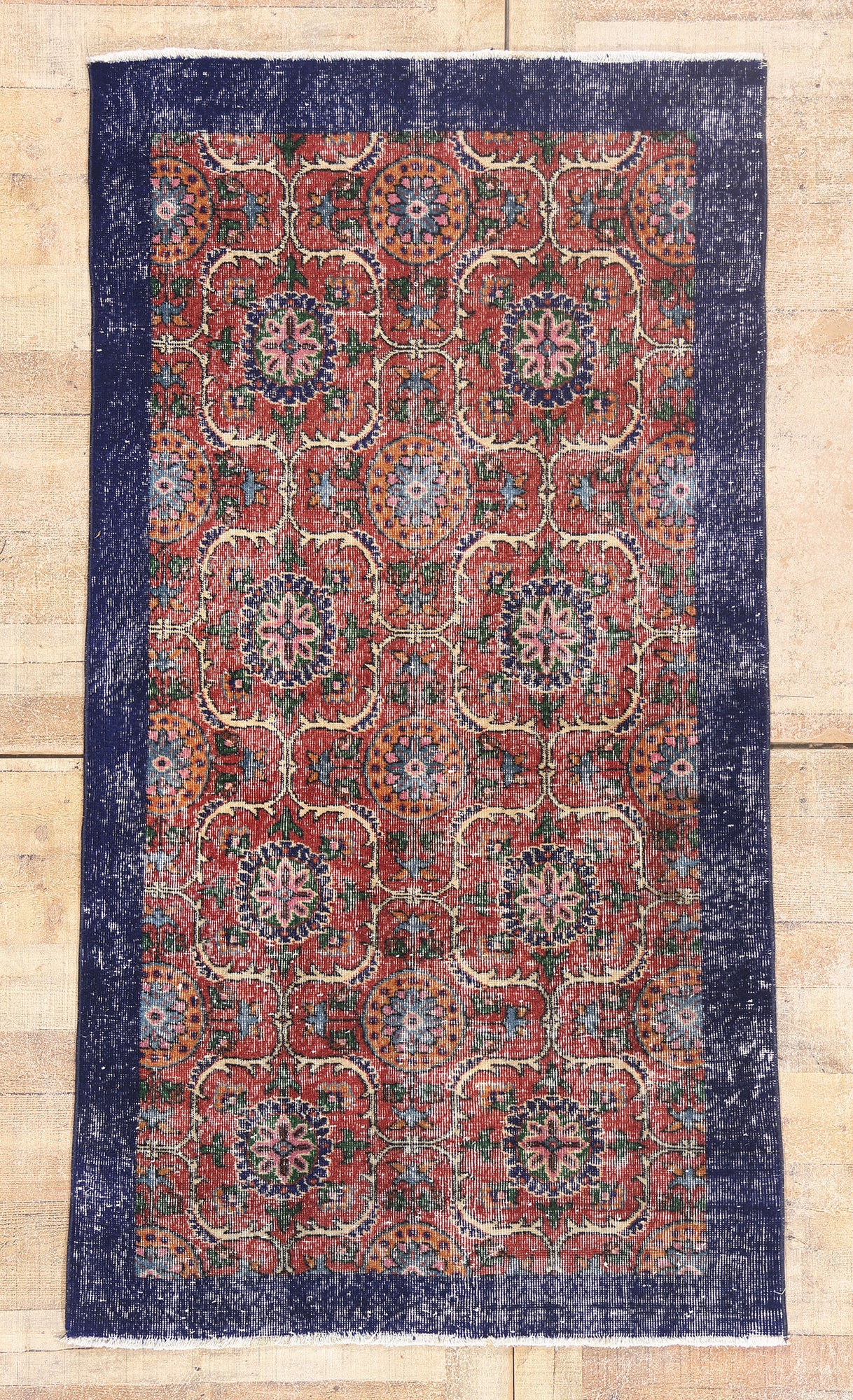 3 x 6 - Red Vintage Turkish Sivas Rug - 54091