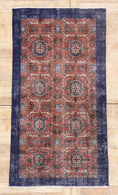 3 x 6 - Red Vintage Turkish Sivas Rug - 54091
