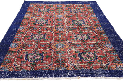 3 x 6 - Red Vintage Turkish Sivas Rug - 54091