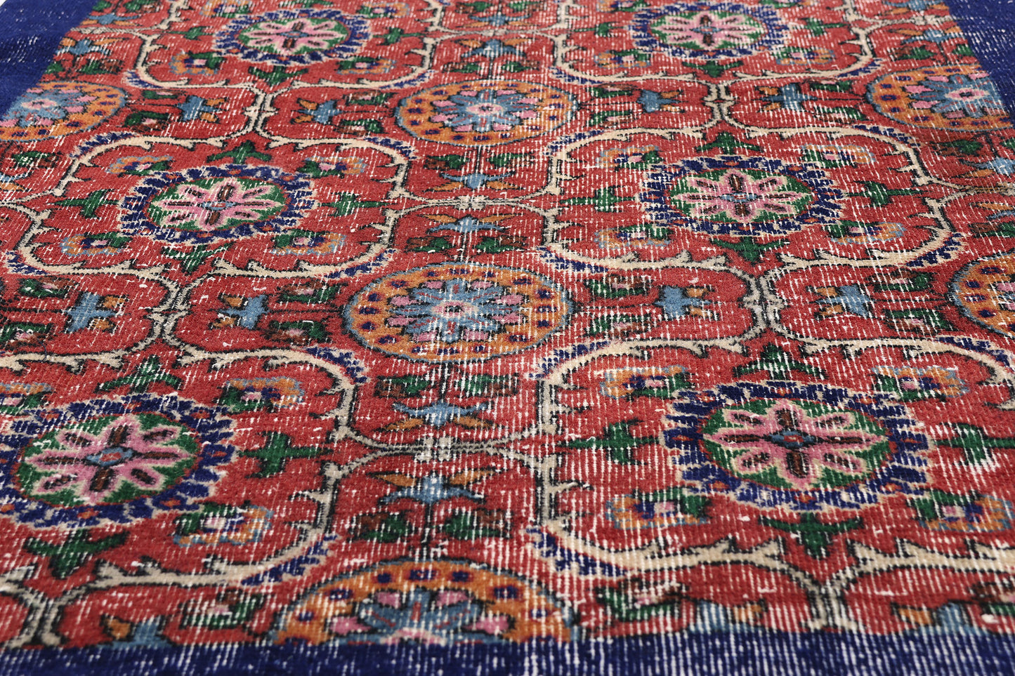 3 x 6 - Red Vintage Turkish Sivas Rug - 54091