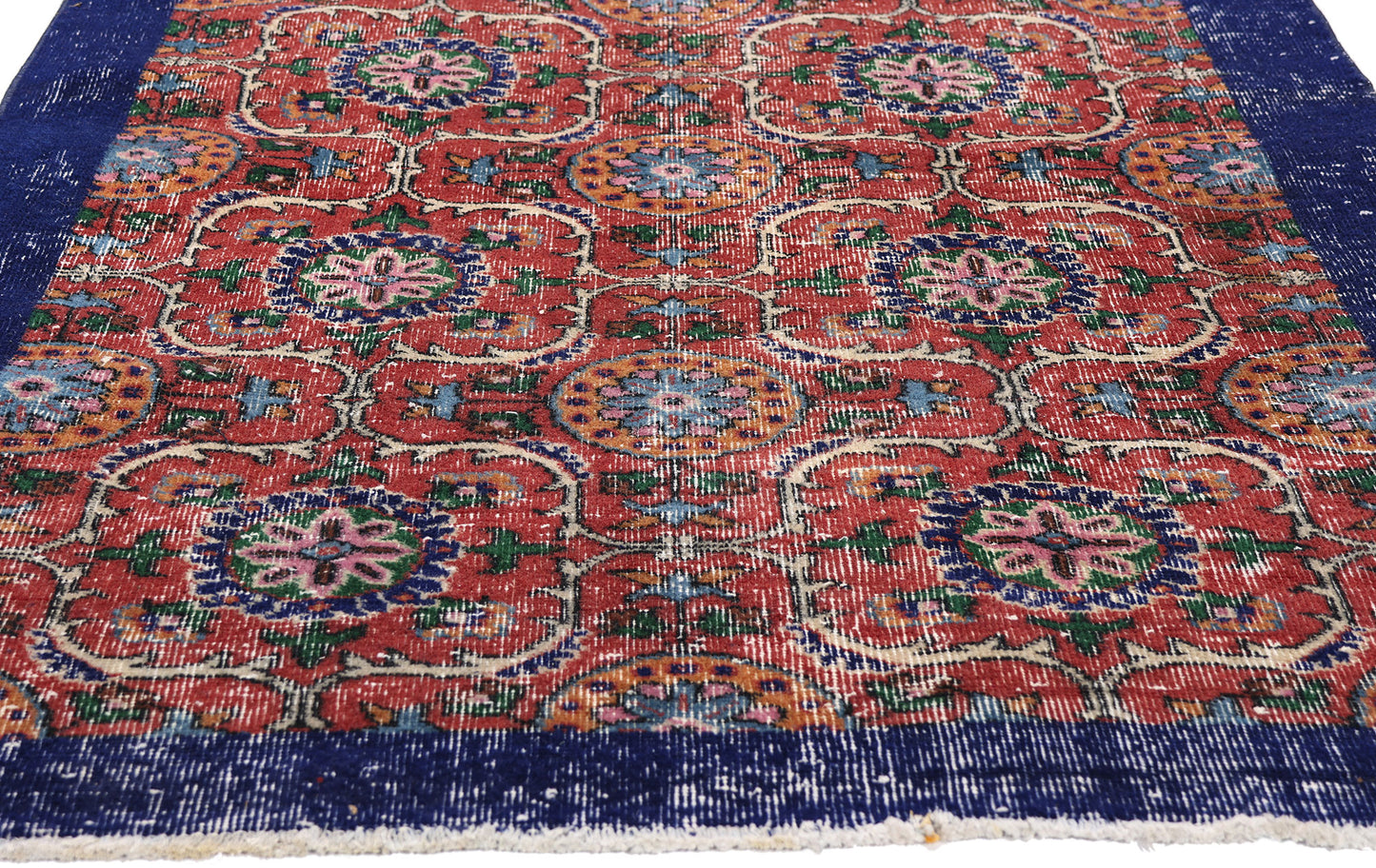 3 x 6 - Red Vintage Turkish Sivas Rug - 54091