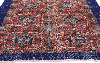 3 x 6 - Red Vintage Turkish Sivas Rug - 54091