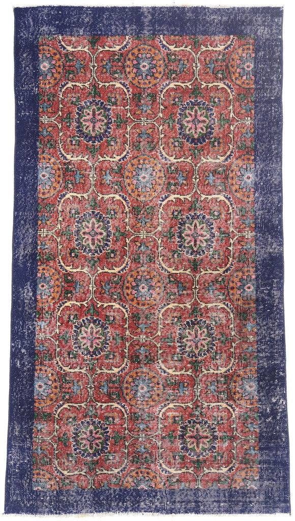 3 x 6 - Red Vintage Turkish Sivas Rug - 54091