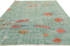 5 x 9 - Green Vintage Turkish Sivas Rug - 54093