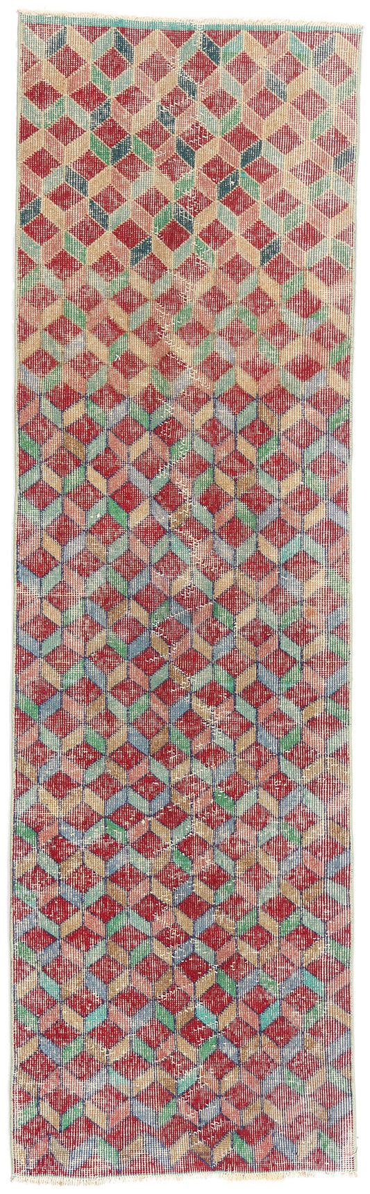 2 x 7 - Multicolor Vintage Turkish Sivas Rug - 54094