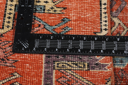 2 x 8 - Red Vintage Turkish Sivas Rug - 54096