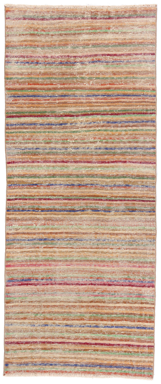 3 x 7 - Multicolor Vintage Turkish Sivas Rug - 54099