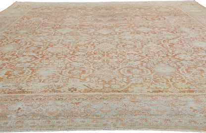 10 x 13 - Rust Antique Persian Mahal Rug - 54100