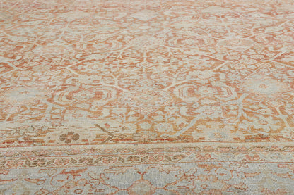10 x 13 - Rust Antique Persian Mahal Rug - 54100