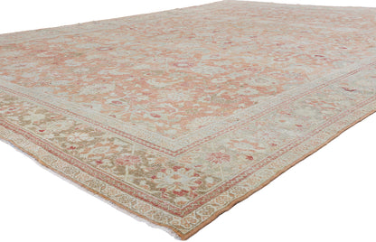 10 x 14 - Rust Antique Persian Mahal Rug - 54101
