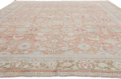 10 x 14 - Rust Antique Persian Mahal Rug - 54101