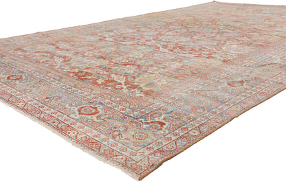 8 x 13 - Rust Antique Persian Mahal Rug - 54102
