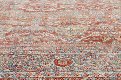 8 x 13 - Rust Antique Persian Mahal Rug - 54102