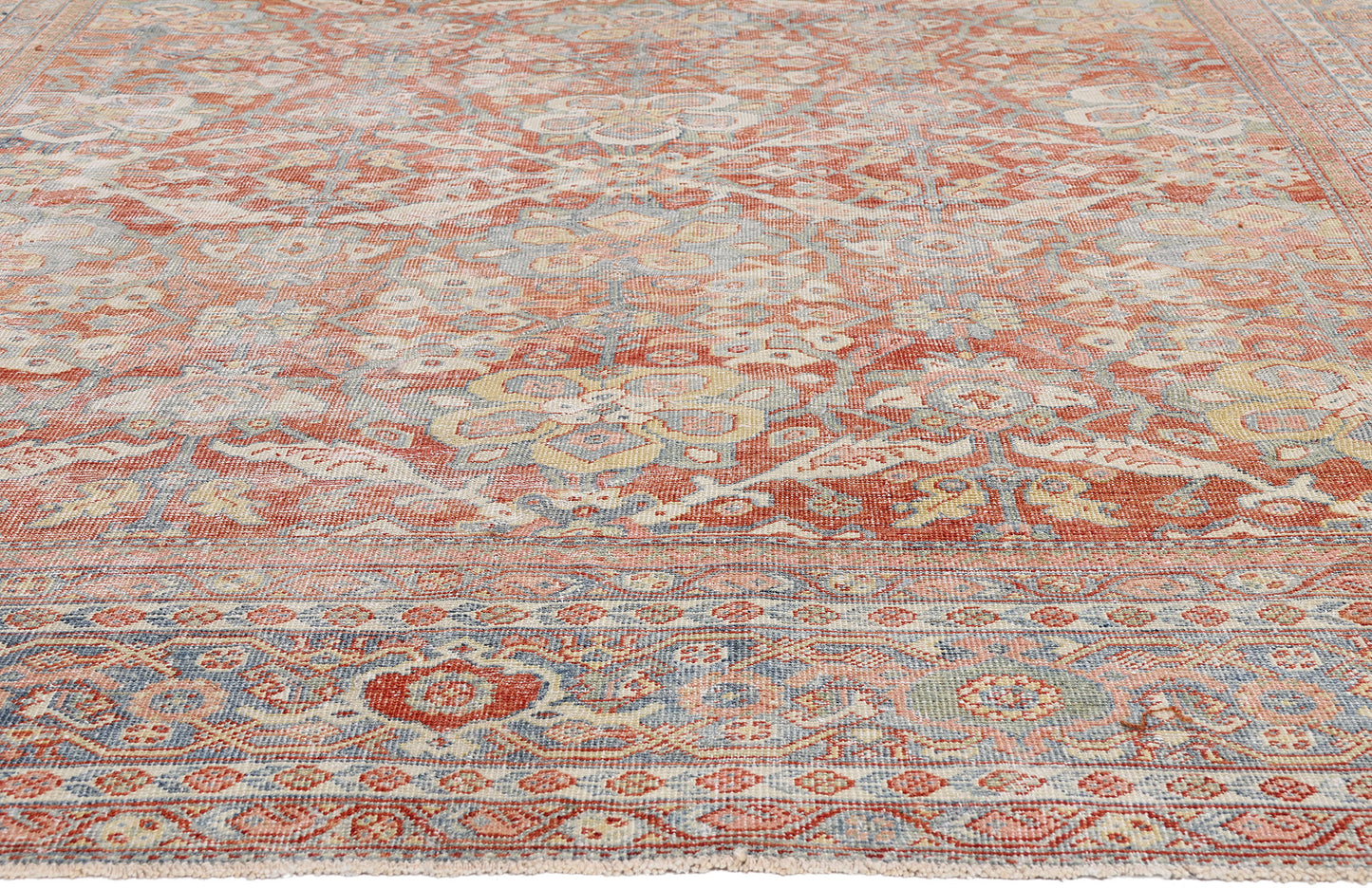 8 x 13 - Rust Antique Persian Mahal Rug - 54102