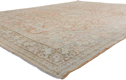 10 x 13 - Rust Antique Persian Mahal Rug - 54103