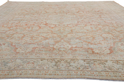 10 x 13 - Rust Antique Persian Mahal Rug - 54103