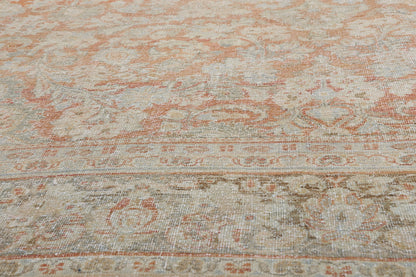 10 x 13 - Rust Antique Persian Mahal Rug - 54103