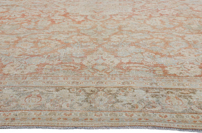 10 x 13 - Rust Antique Persian Mahal Rug - 54103