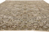 9 x 12 - Beige Antique Persian Heriz Rug - 54105