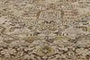 9 x 12 - Beige Antique Persian Heriz Rug - 54105