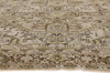 9 x 12 - Beige Antique Persian Heriz Rug - 54105