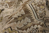 9 x 12 - Beige Antique Persian Heriz Rug - 54105