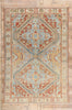 7 x 10 - Blue Antique Persian Heriz Rug - 54106
