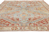 7 x 10 - Blue Antique Persian Heriz Rug - 54106