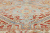 7 x 10 - Blue Antique Persian Heriz Rug - 54106