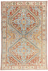 7 x 10 - Blue Antique Persian Heriz Rug - 54106
