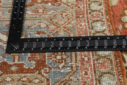 12 x 11 - Red Antique Persian Heriz Rug - 54107