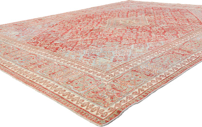 8 x 11 - Red Antique Persian Joshegan Rug - 54108