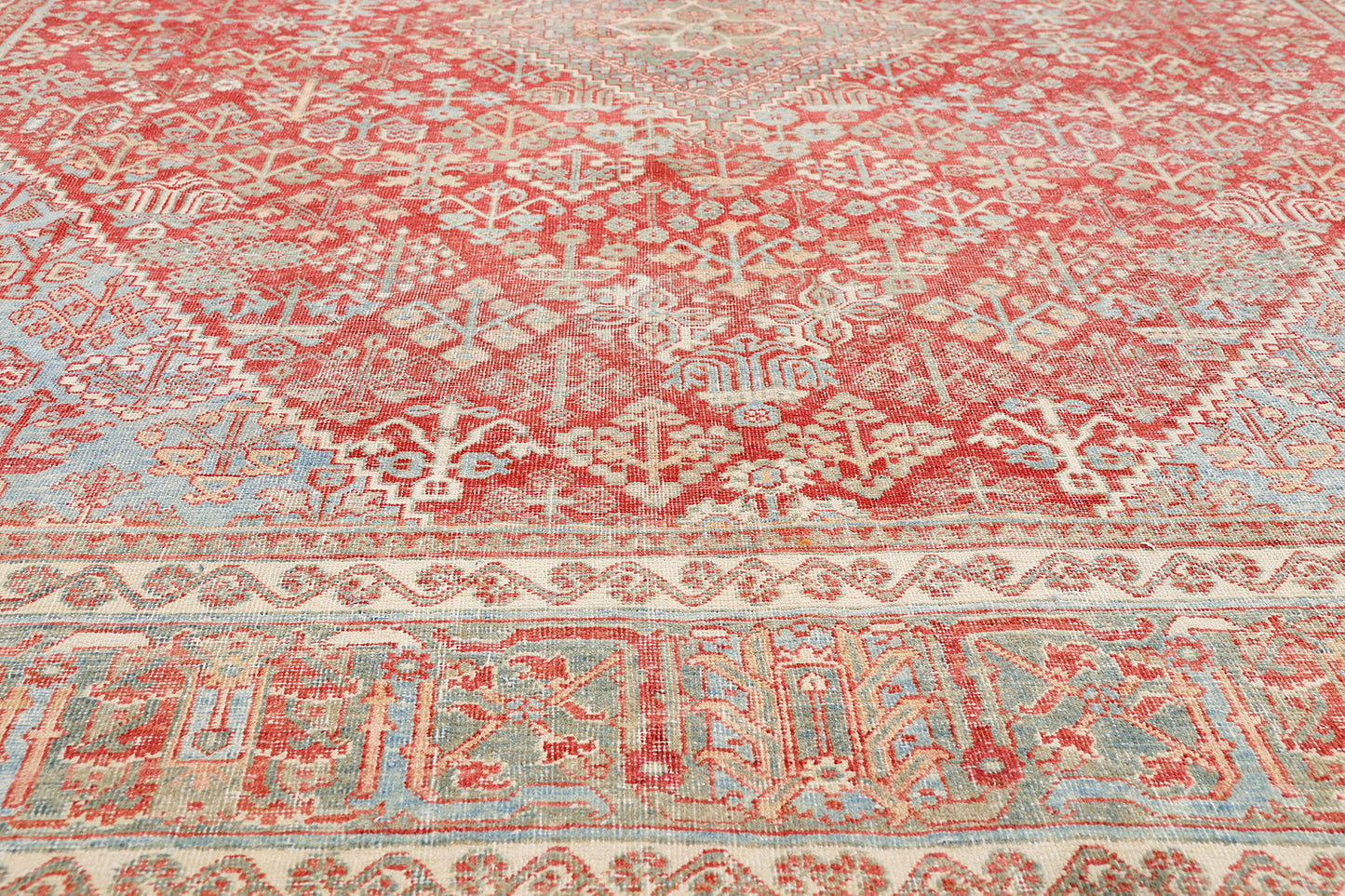 8 x 11 - Red Antique Persian Joshegan Rug - 54108