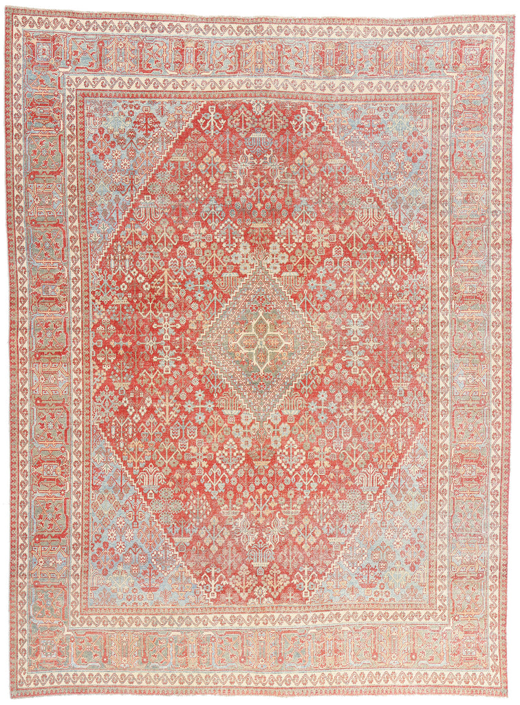 8 x 11 - Red Antique Persian Joshegan Rug - 54108