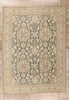9 x 13 - Gray Antique Persian Tabriz Rug - 54111