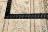 9 x 13 - Gray Antique Persian Tabriz Rug - 54111